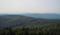 Čerchov - vyhlídka z věže